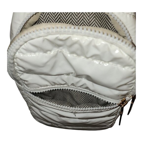 ah•dorned New York Crossbody Adjustable Small Sling Bag Optic White - Picture 7 of 13